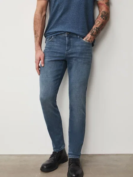 Medicine slim fit traperice za muškarce plava