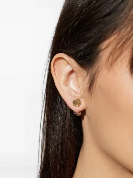 Cercei Kate Spade cu motiv cu inimi
