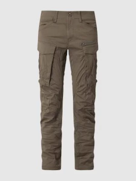 Spodnie cargo o kroju regular tapered fit z dodatkiem streczu model ‘Rovic’ G-star Raw szare