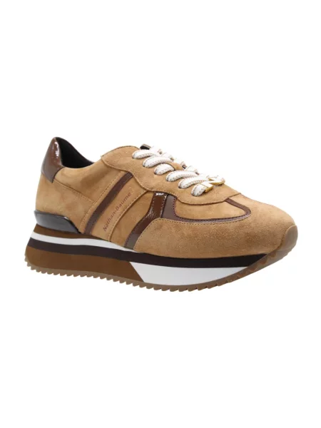 Sneakersy Nathan-baume brązowe