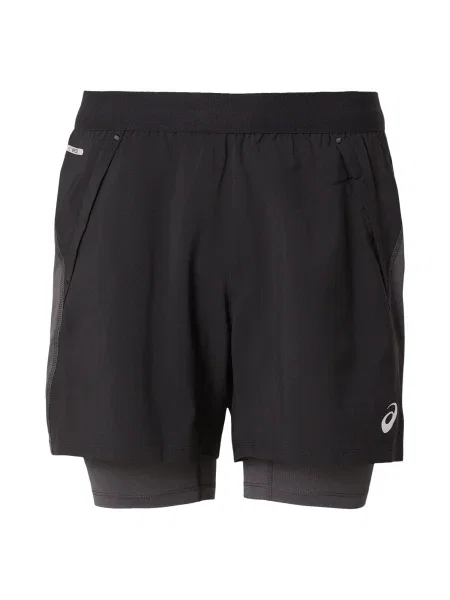 ASICS Pantaloni sport Road gri negru