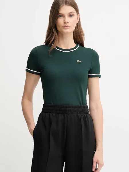 Тениска Lacoste дамска зелено