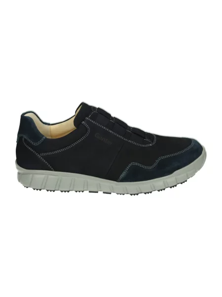 Sneakersy Ganter wsuwane niebieskie