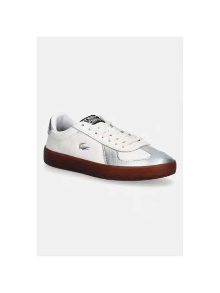 Sneakersy Lacoste skórzane białe