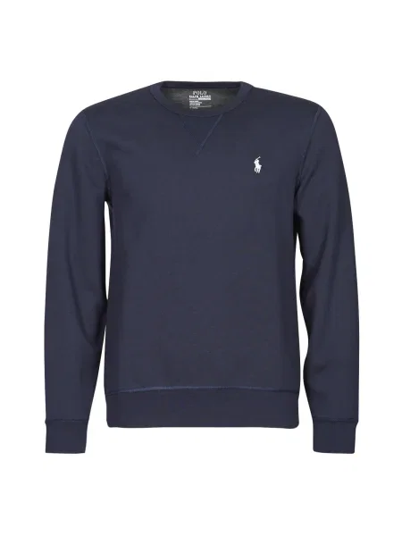 Pletená bežecká mikina Polo Ralph Lauren s výšivkou modrá