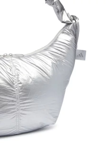 Torbica adidas Metal Shoulder Bag Srebrna