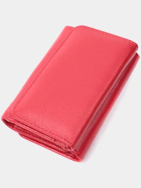 ST Leather Accessories Гаманець Шкіра червоний