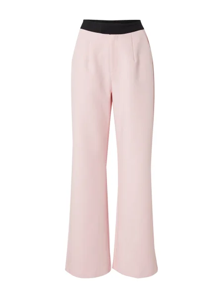 Misspap Pantaloni roz negru