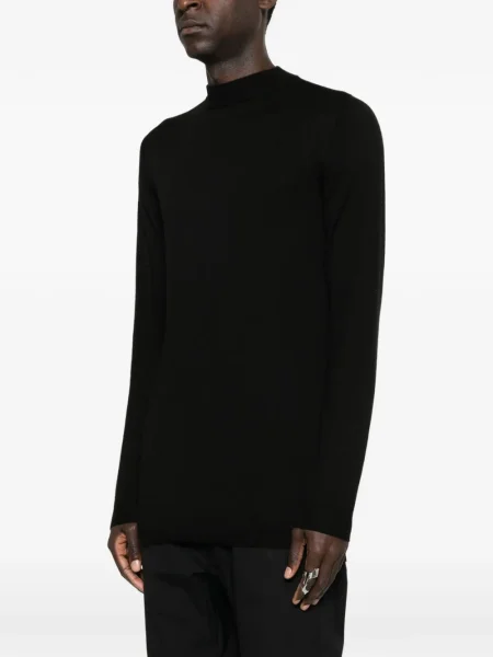 Pulover Rick Owens cu decolteu rotund negru