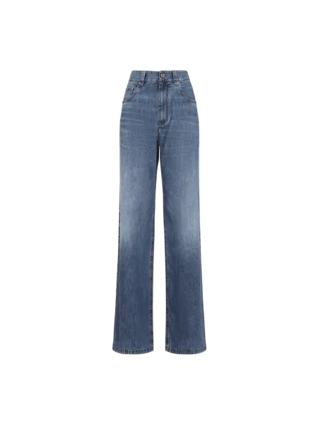 Jeansy Brunello Cucinelli niebieskie