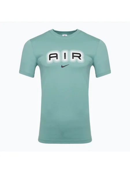 Olcsóbban. Férfi Nike Air Graphic denim türkiz/fekete póló. Méret: M fekete