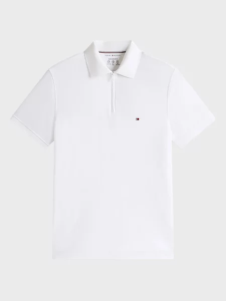 Твілове поло Tommy Hilfiger біле