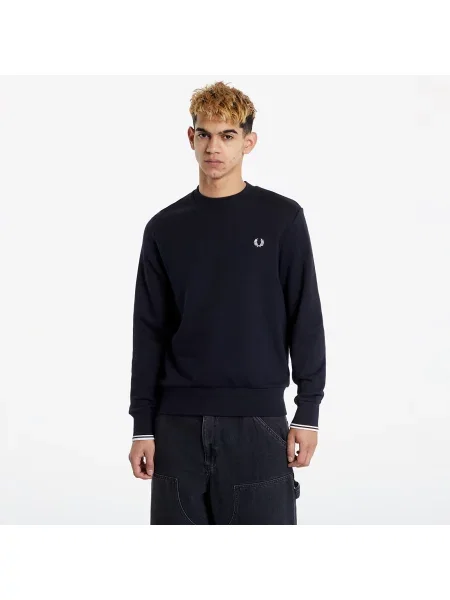 Dukserice Fred Perry s okruglim izrezom plava