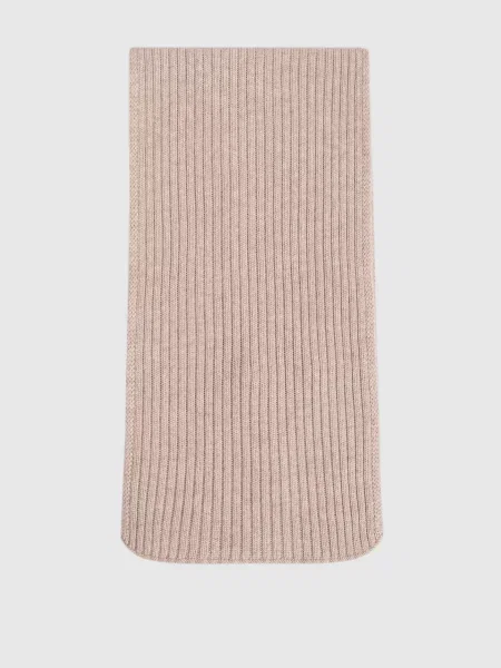 Шарф з вовни мериноса Cashmere&whiskey бежевий