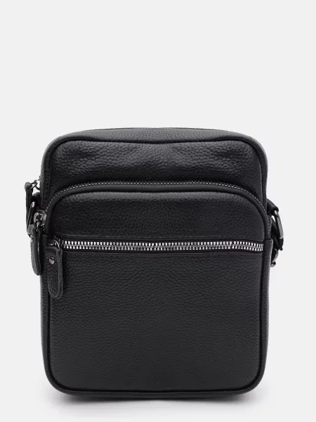 Borsa Leather Мессенджер Шкіра чорний