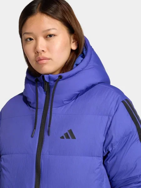 Пуховик adidas ESSENTIALS CLIMAWARM синій