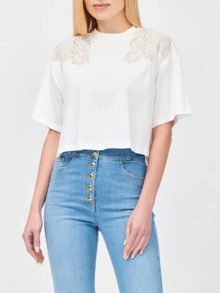 Футболка Elisabetta Franchi белая