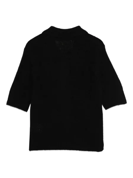 Top Lisa Yang tricotate negru