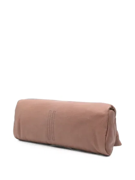 Geantă plic Rick Owens din piele maro