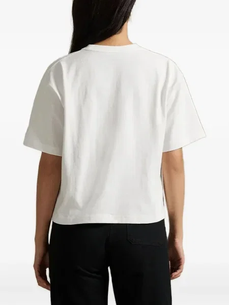 Șapcă Polo Ralph Lauren în carouri din țesătură twill cu imagine alb