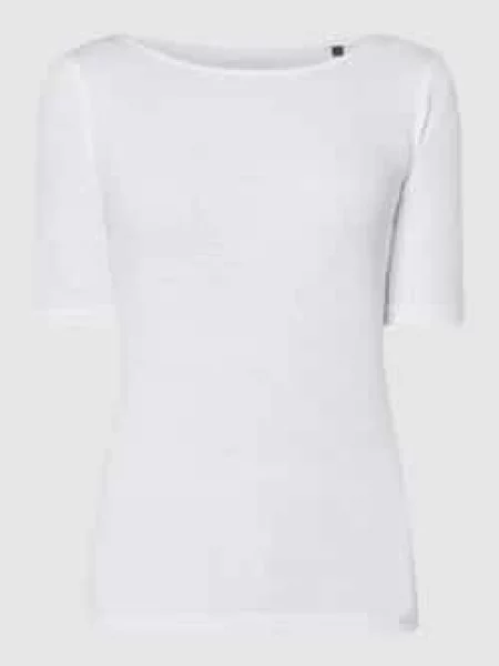 T-shirt z dżerseju slub Marc O'polo biała