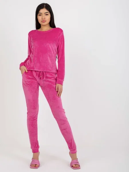Sportski komplet Fashionhunters ružičasta