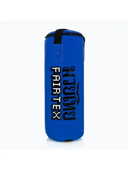 Детска тежка боксова торба Fairtex непопълнена синя
