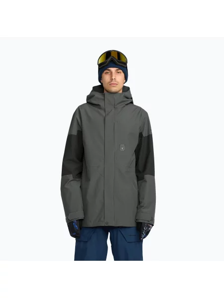 Geacă de snowboard pentru bărbați Volcom Primary Insulated dark grey gri