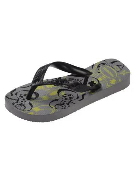 HAVAIANAS Nyitott cipők Athletic citrom / szürke fekete