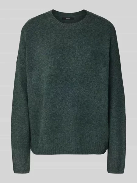 Sweter o kroju relaxed fit z dodatkiem wełny model ‘BOOM’ Vero Moda