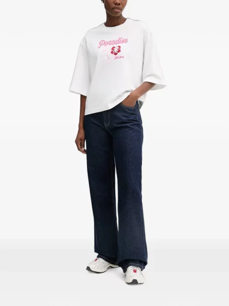 Tricou Joop! cu imagine alb