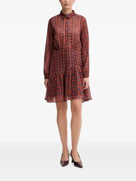 Rochie mini Morgan cu model floral cu imagine roșu