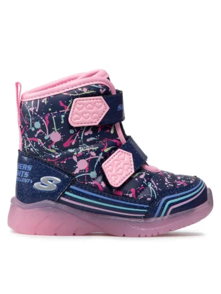 Skechers Sniego batai Power Paint Tamsiai mėlyna