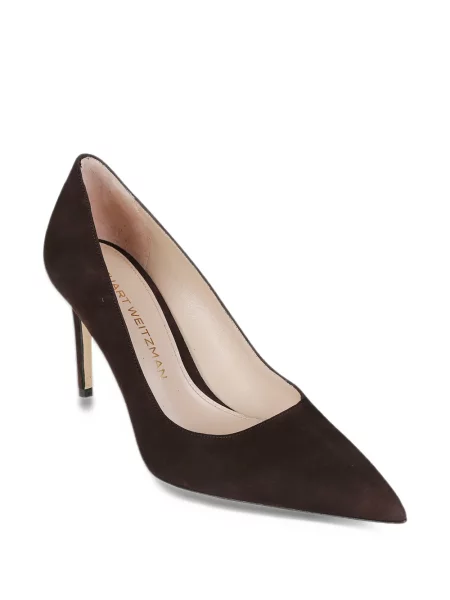 Γοβάκια Stuart Weitzman σουέτ καφέ