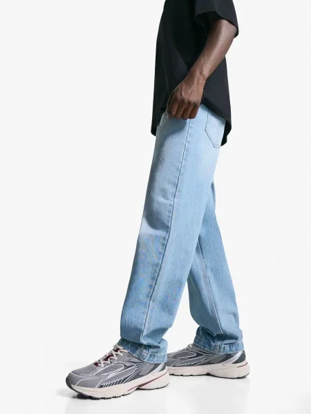 Bershka Kavbojke moder denim