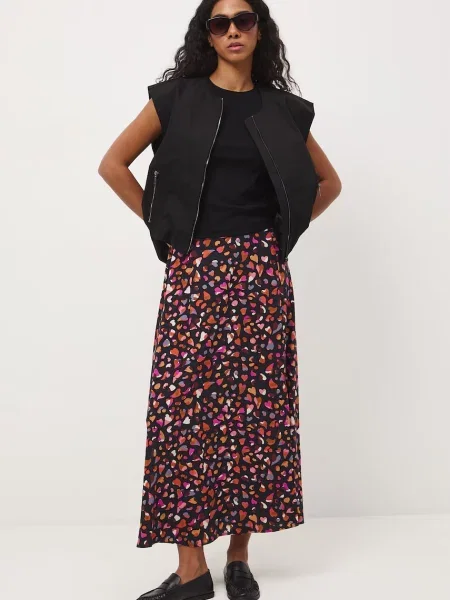 Medicine spódnica z rozcięciem z czarna