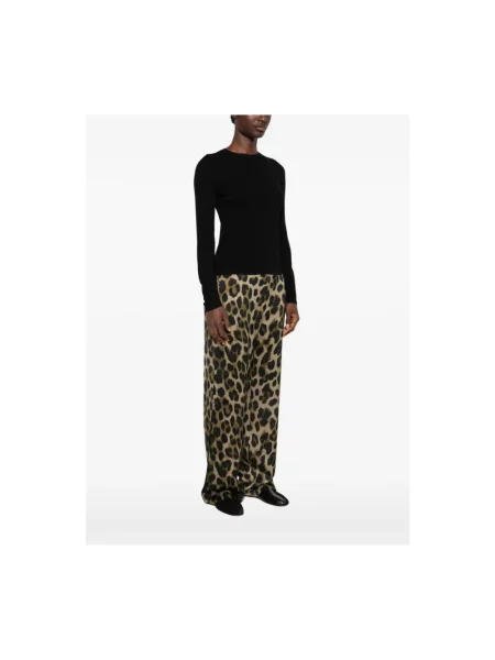 Dzianinowy sweter Twinset czarny