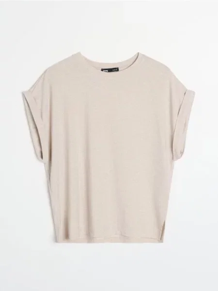 Футболка з металізованою ниткою срібний