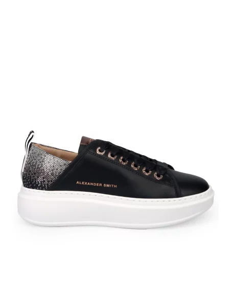 Sneakersy Alexander Smith czarne