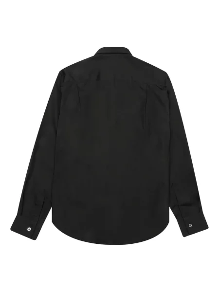 Siuvinėta marškiniai Comme Des Garçons Play su širdelėmis juoda