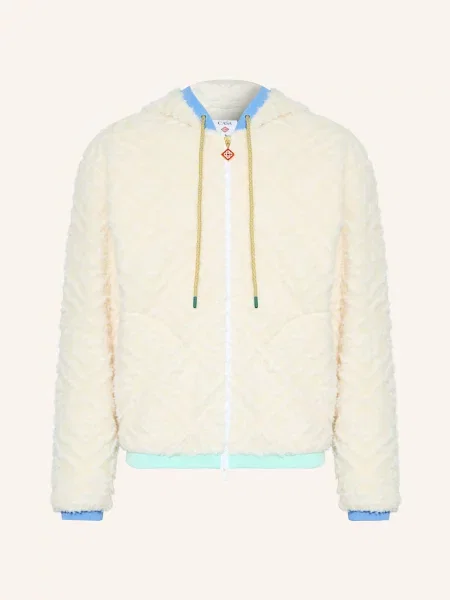 Casablanca Kurtka Pluszowa beige beżowa
