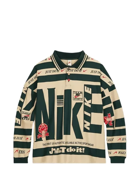Koszulka polo Nike z nadrukiem zielona