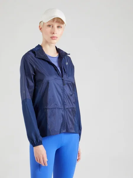 Dámska bežecká bunda ASICS Nagino Run Packable blue expanse modrá