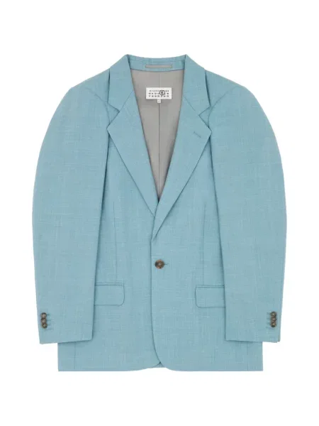 Sacou Mm6 Maison Margiela lung albastru