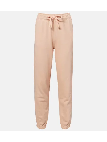 Pantaloni de trening Adidas By Stella Mccartney din jerseu roz