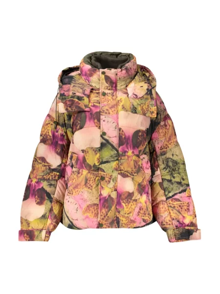 Płaszcz Desigual Orchid Lacroix Coat Red S różowy