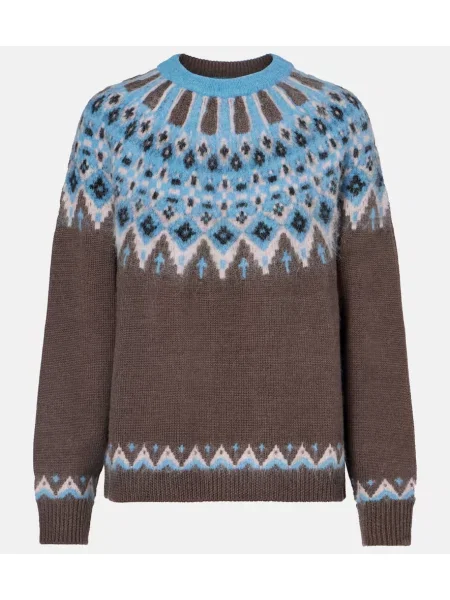 Pulover Staud de lână gri