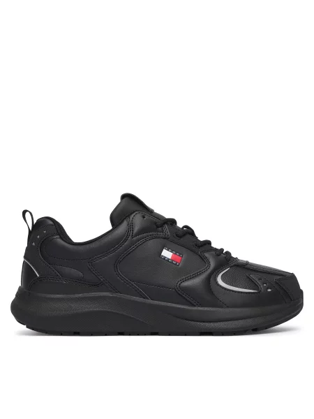 Sneakers Tommy Jeans Tommy Jeans Lth Runner negru