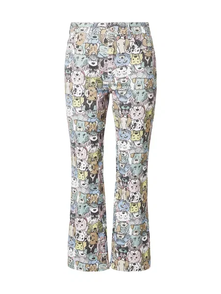 MAC Kavbojke DREAM KICK modra / rumena / svetlo lila črna