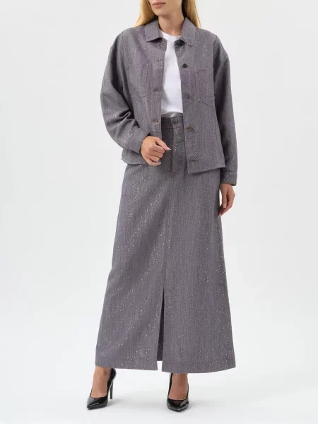 Спідниця Panicale Cashmere сіра
